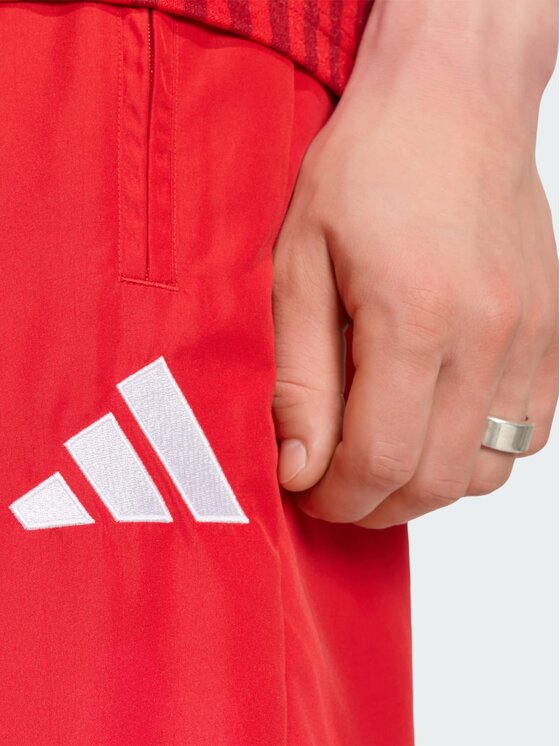 adidas adidas Spodnie dresowe FC Bayern Muenchen Stadium Czerwony Loose Fit