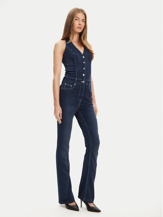 Guess Guess Kezeslábas W5YD57 D0782 Sötétkék Regular Fit