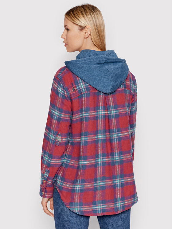 American Eagle American Eagle Särk 035-1354-3809 Punane Regular Fit