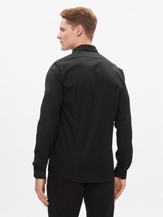 Calvin Klein Calvin Klein Cămașă K10K112743 Negru Extra Slim Fit