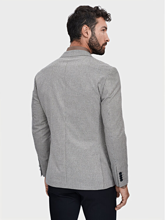 Evenemen Evenemen Marynarka PALLADINO Szary Slim Fit
