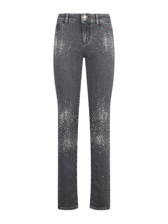 PHILIPP PLEIN PHILIPP PLEIN Jeggings 31205 Grigio Jegging Fit