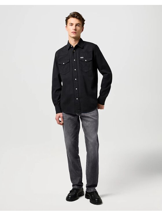 Wrangler Wrangler Jeans TEXAS SLIM Grigio Slim Fit