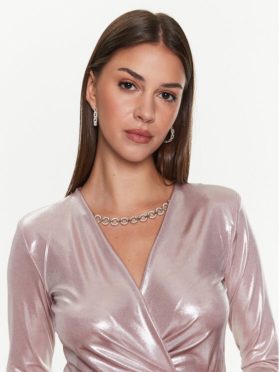 Rinascimento Rinascimento Kokteilinė suknelė CFC0018957002 Rožinė Regular Fit