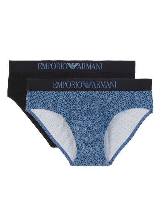 Emporio Armani Underwear Emporio Armani Underwear Súprava 2 kusov slipov 1117331A504 Tmavomodrá