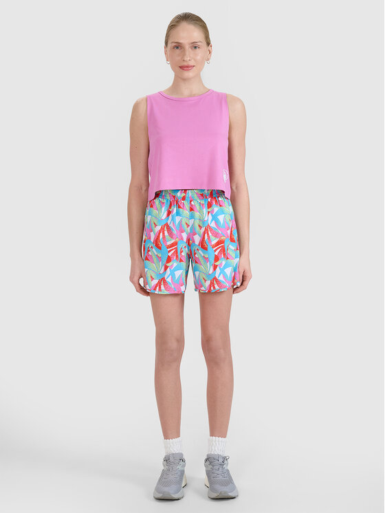 4F 4F Szorty materiałowe BEACHWEAR BASIC Kolorowy Regular Fit