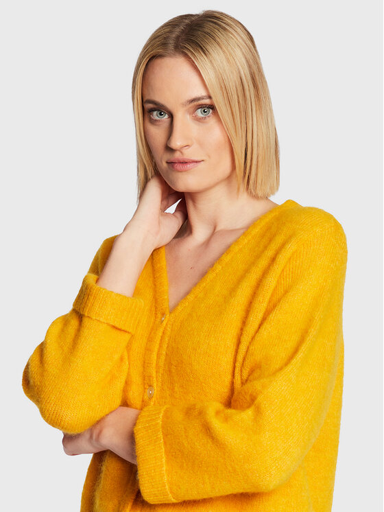 Cardigan EAST19G Giallo Regular Fit