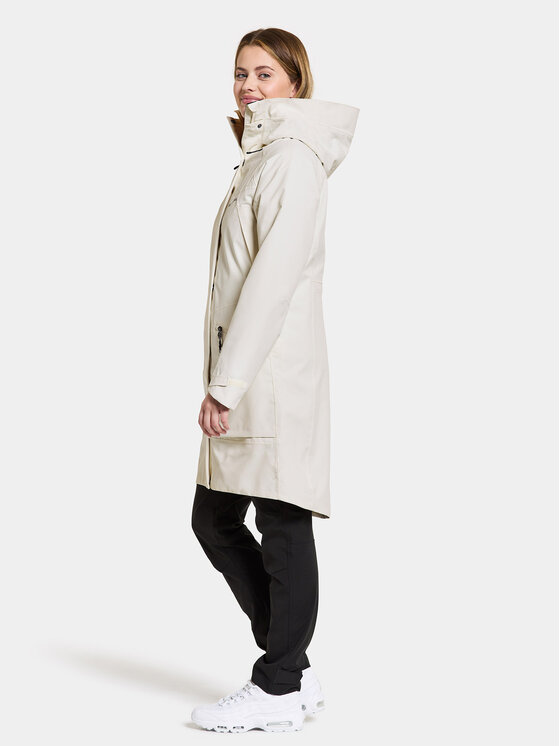 Didriksons Didriksons Parka Ilma Wns Parka 8 504813 Fehér Regular Fit