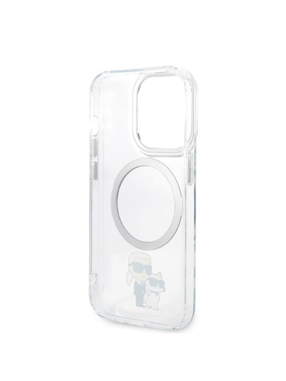 KARL LAGERFELD KARL LAGERFELD Etui na telefon Magsafe Przezroczysty