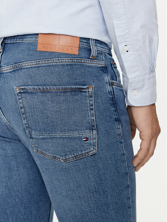 Tommy Hilfiger Tommy Hilfiger Džinsai Denton MW0MW36319 Mėlyna Straight Fit