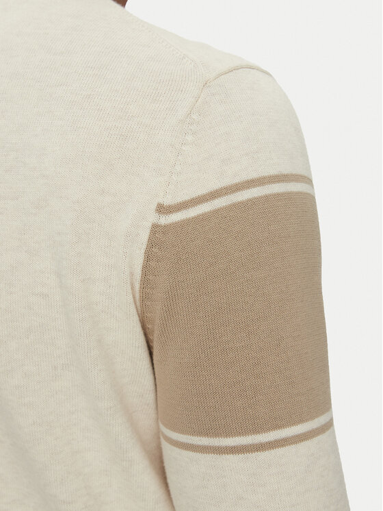 Guess Guess Sweter M5GR05 Z3MI1 Beżowy Regular Fit