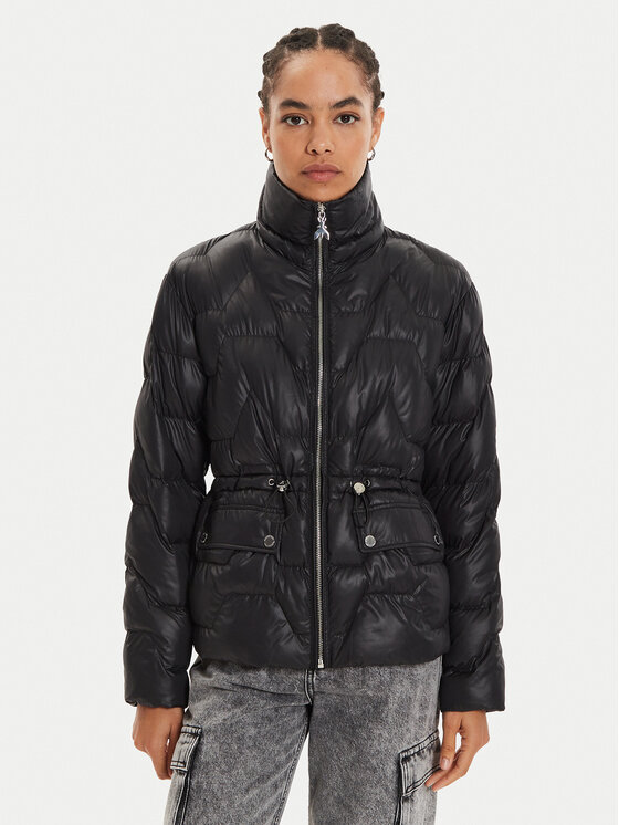 Patrizia Pepe Patrizia Pepe Prehodna jakna 8O0132/A451-K103 Črna Regular Fit