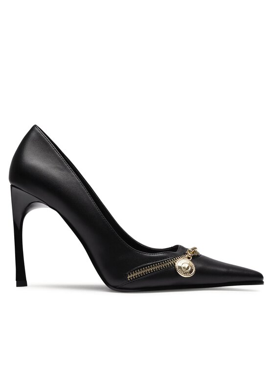 Pantofi cu toc subțire Versace Jeans Couture 75VA3S27 Negru