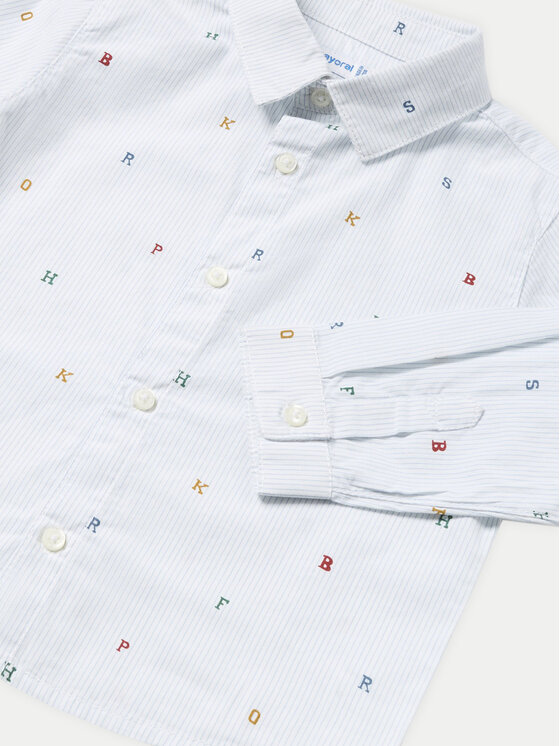Mayoral Mayoral Сорочка 2188 Голубий Regular Fit
