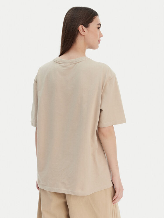 adidas adidas T-shirt Essentials Boyfriend KD1368 Bež Oversize