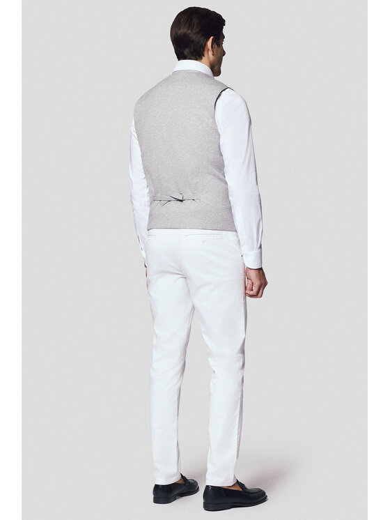 Lancerto Lancerto Kamizelka Villasor KA131125000005 Szary Slim Fit