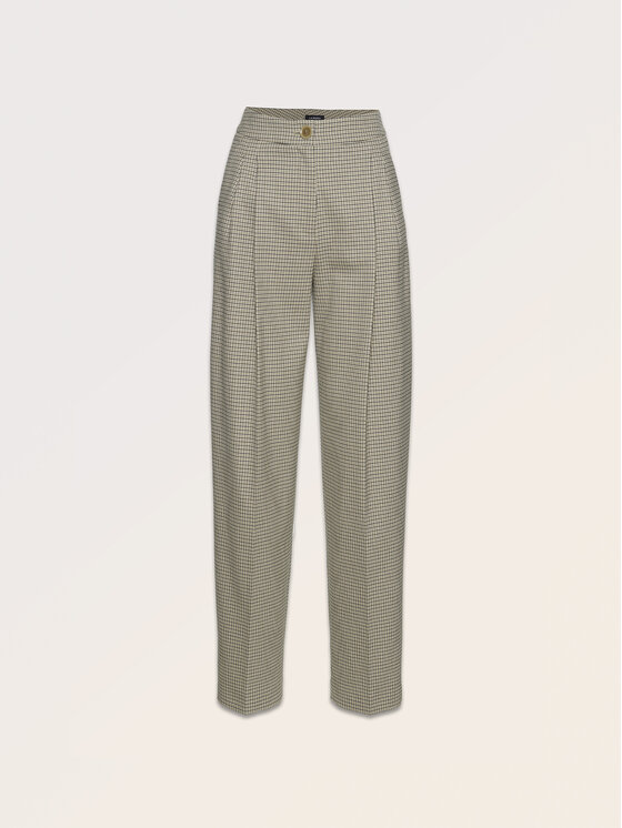 La Mania La Mania Společenské kalhoty VALLEY Béžová Classic Fit