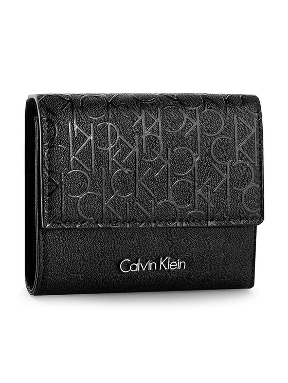 Calvin Klein Jeans Portafoglio piccolo da donna Maddie Medium Trifold  K60K601529 Rosso