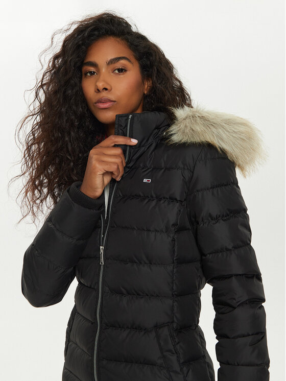 Damen Jacke Tommy Hilfiger Winter Jacke Puffer Jacke Tommy