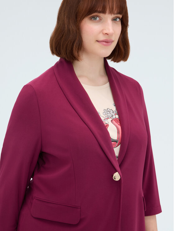 Fiorella Rubino Fiorella Rubino Giacca da abito R801L000334N036 Bordeaux Slim Fit