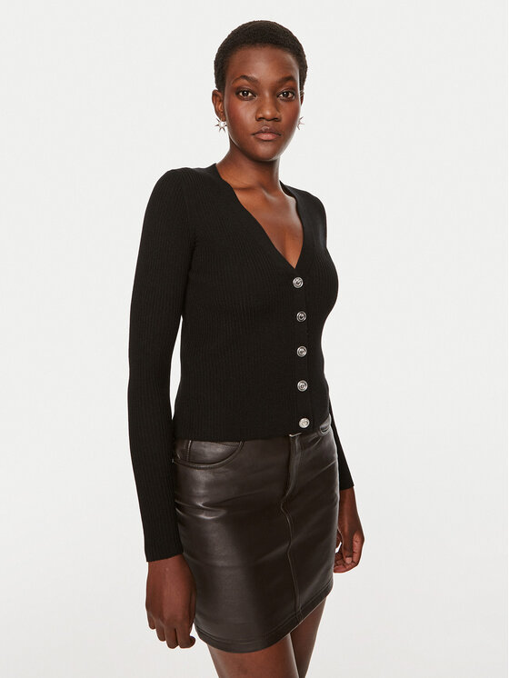 PINKO Pinko Kardigan Tilacino 104247 A18M Crna Regular Fit