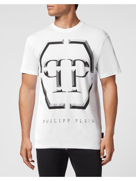 PHILIPP PLEIN PHILIPP PLEIN T-Shirt 439 Bílá Regular Fit