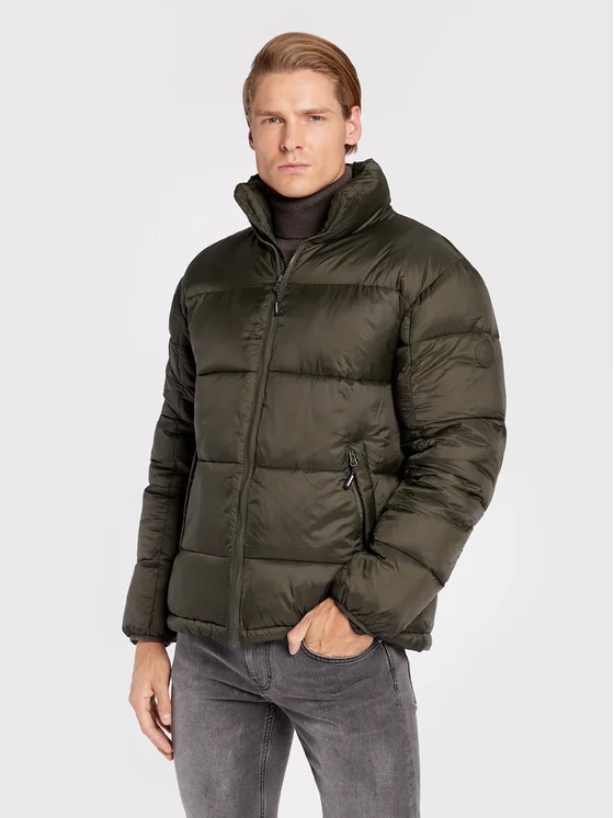 Lindbergh Daunenjacke 30-301093 Khakifarben Regular Fit