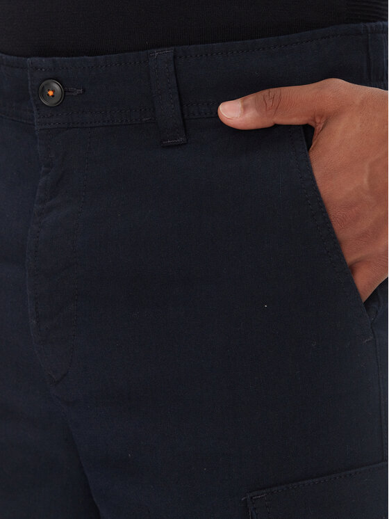 BOSS BOSS Szövet rövidnadrág Sisla-9 50536888 Sötétkék Slim Fit