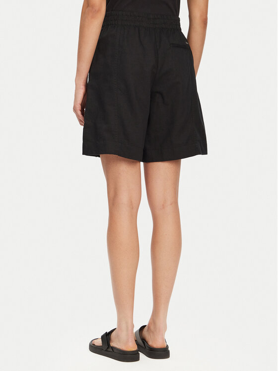 Calvin Klein Jeans Calvin Klein Jeans Bermuda kratke hlače J20J225219 Črna Relaxed Fit