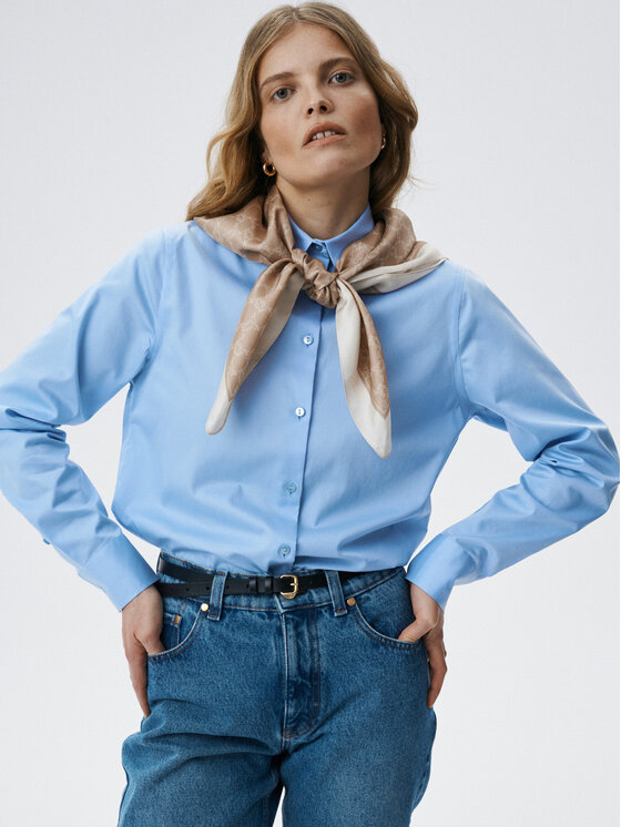 MARI PRETI MARI PRETI Camicia Elysian Blu Regular Fit