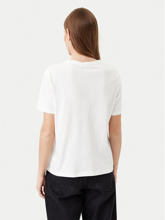 Vila Vila T-Shirt Sybilla 14103247 Bílá Regular Fit