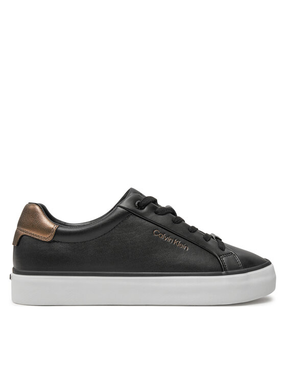 Calvin Klein Calvin Klein Superge Vulc Lace Up Saff Fox W/Met Bt HW0HW02104 Črna