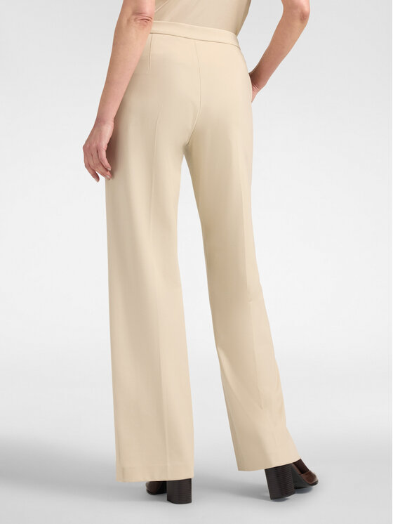 Elena Mirò Elena Mirò Pantaloni di tessuto P800P000575N052 Crema Slim Fit