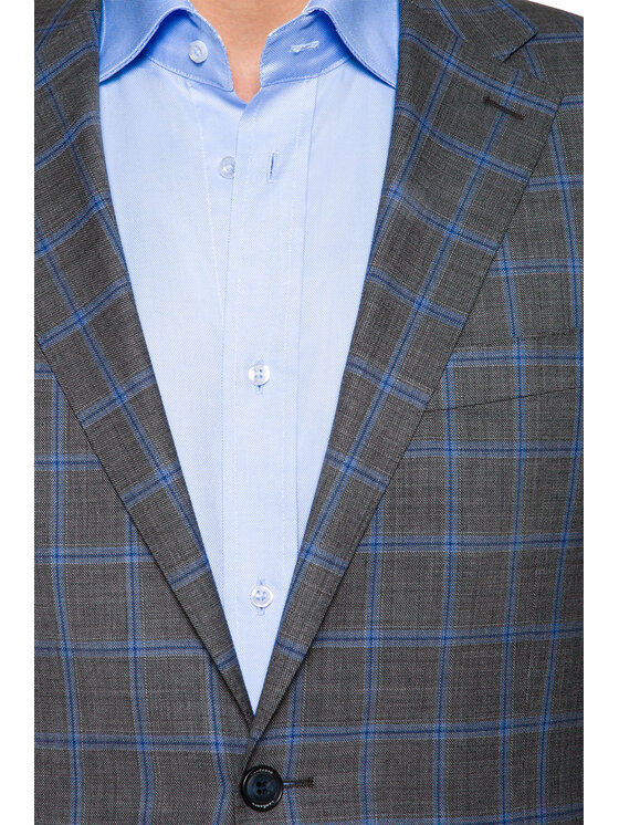 Lancerto Lancerto Garnitur Cadix Szary Regular Fit