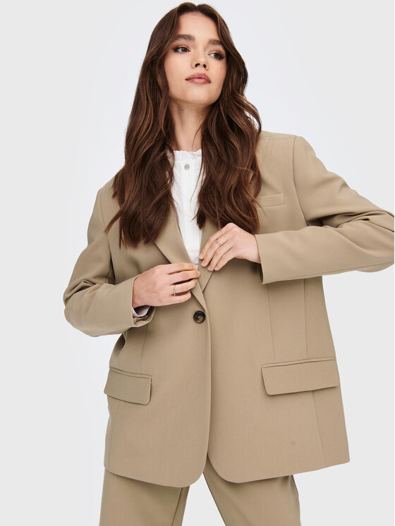 ONLY ONLY Pintsak Milian 15264609 Beež Regular Fit
