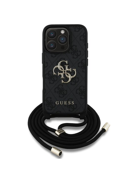 Guess Guess Etui na telefon Apple iPhone 16 Pro Czarny
