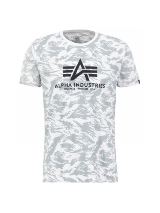 Alpha Industries Alpha Industries T-Shirt AI.100501C-635 Biały Basic Fit