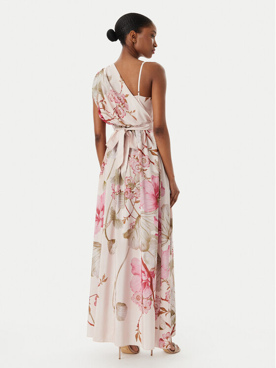 Rinascimento Rinascimento Večernja haljina CFC0019854002 Bež Regular Fit