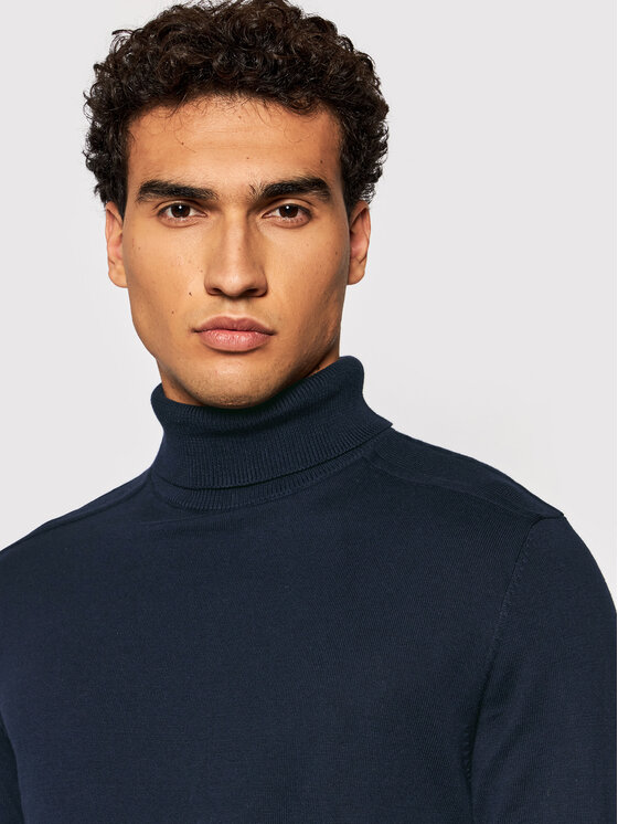 Selected Homme Selected Homme Rolák Berg 16074684 Tmavomodrá Regular Fit