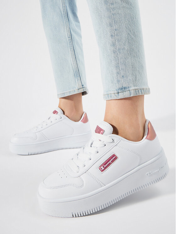 Champion Champion Снікерcи Rebound Platform Glitz Low Cut Shoe S11656-CHA-WW008 Білий