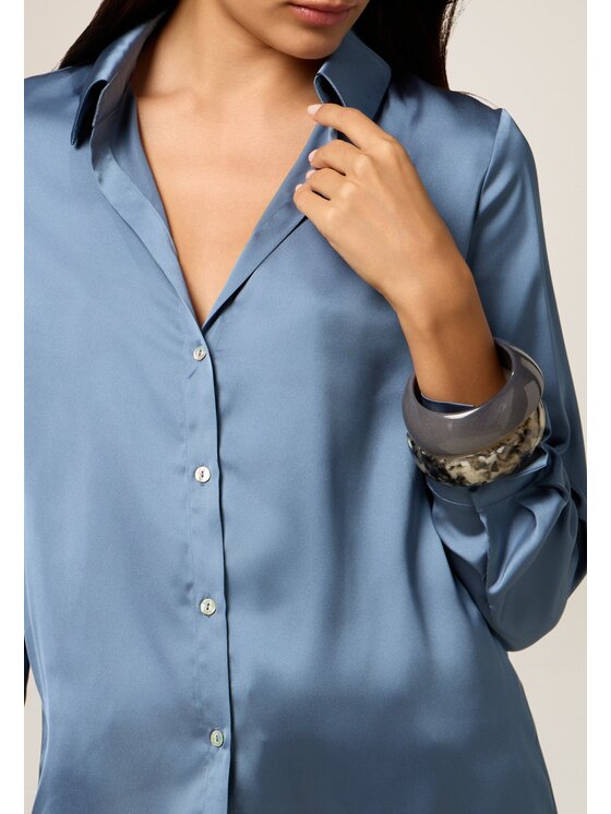 Oltre Oltre Camicia 5374R403016N004 Turchese Regular Fit