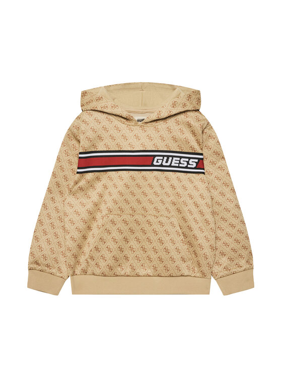 Guess Guess Pulóver L5RQ24 FL04Q Bézs Regular Fit