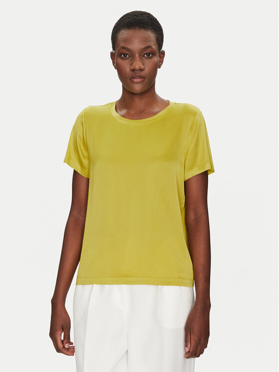 ViCOLO ViCOLO Bluză TD0007 Verde Relaxed Fit