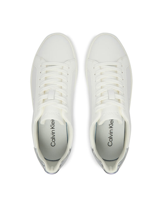 Calvin Klein Calvin Klein Sneakers Low Pro Cups Laceup Lth Met HW0HW02846 Alb