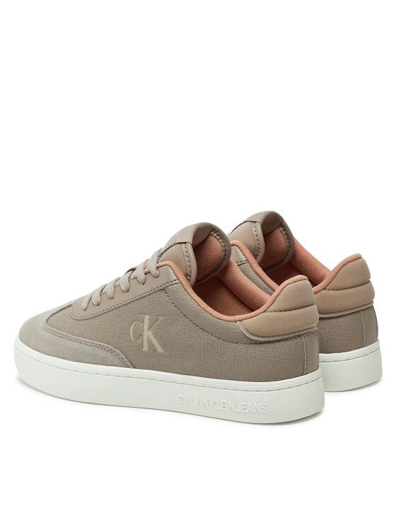 Calvin Klein Jeans Calvin Klein Jeans Снікерcи Classic Cupsole Low Mix Mg Wn YW0YW01636 Бежевий