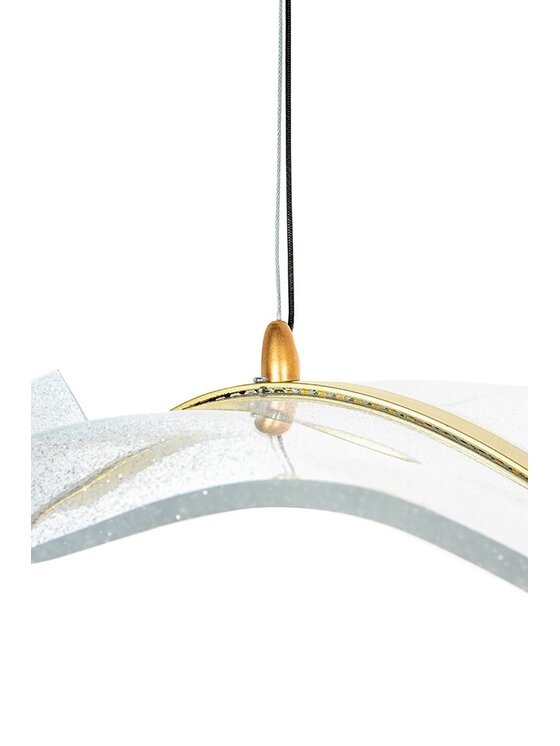 MIAhome MIAhome Lampa wisząca BREATH 180 złota Złoty