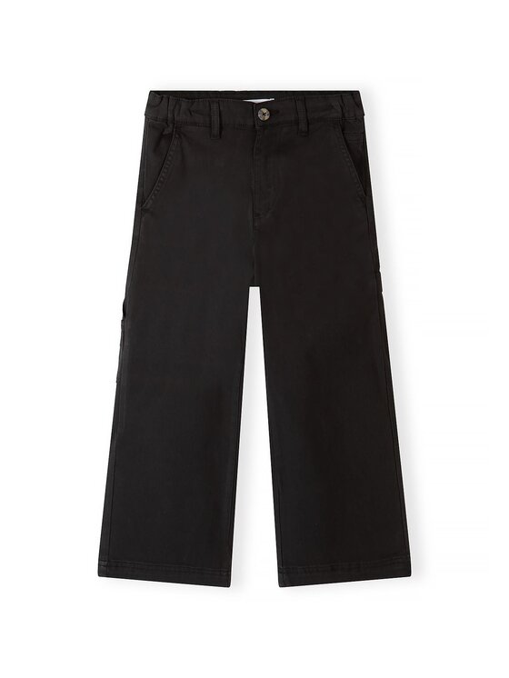 minoti minoti Spodnie materiałowe 33PANT268 Czarny Relaxed Fit