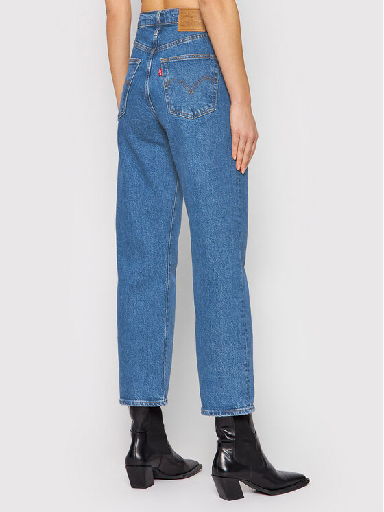 Levi's® Levi's® Jeansy Ribcage Ankle 72693-0117 Modrá Straight Fit