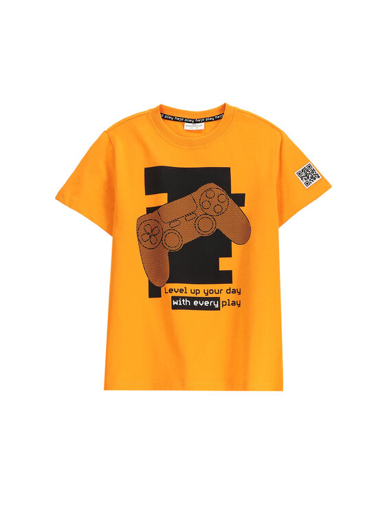 Coccodrillo Coccodrillo T-Shirt WC5143203GBJ Πορτοκαλί Regular Fit
