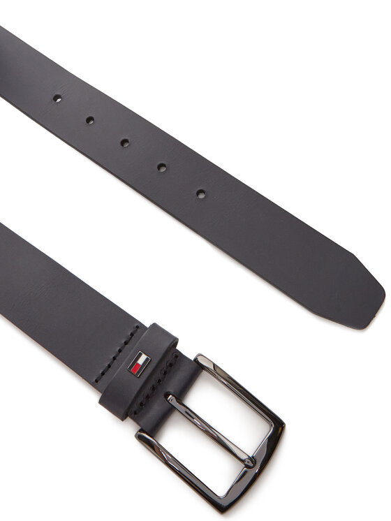 Tommy Hilfiger Tommy Hilfiger Pánský pásek Denton 3.5 Ext AM0AM13536 Tmavomodrá